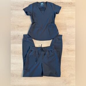 Barco Uniforms Blue Women's Scrub Set